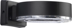 Applique murale LED solaire 24 LED, noire, IP44