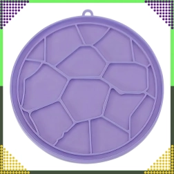 Tapis de léchage en silicone violet pour chiens et chats