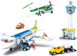 Sluban aéroport avec deux avions - boîte de construction