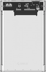 orico boîtier externe 2,5" pour disque, transparent, usb 3.0 5 gb/s
