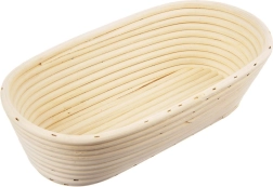 Banneton en rotin pour levée du pain 1,5 kg, 32 × 15 × 9 cm