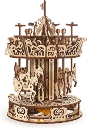 Manège mécanique en bois UGEARS puzzle 3D