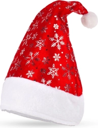 Bonnet de Noël du Père Noël avec pompon 43 cm