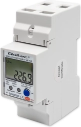 Compteur d’énergie électronique monophasé sur rail DIN avec LCD et Wi‑Fi