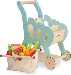 Chariot de courses en bois pour enfants avec accessoires LE TOY VAN