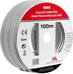 Câble satellite coaxial 1.0CCS RG6 100 m