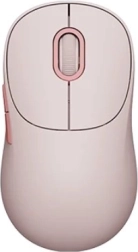 Souris sans fil rose avec clic silencieux et double connexion