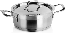 Casserole en acier inoxydable avec couvercle Anett 16 cm, 1,2 l