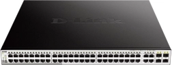 Switch PoE+ gigabit administrable D‑Link DGS‑1210‑52MP 48×GE, 4×SFP