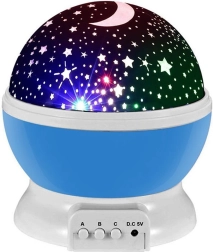 Projecteur rotatif ciel étoilé 2-en-1 veilleuse