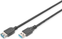 Câble d’extension USB 3.1 Gen 1 SuperSpeed 5 Gbit/s USB‑A (mâle/femelle) 3 m noir