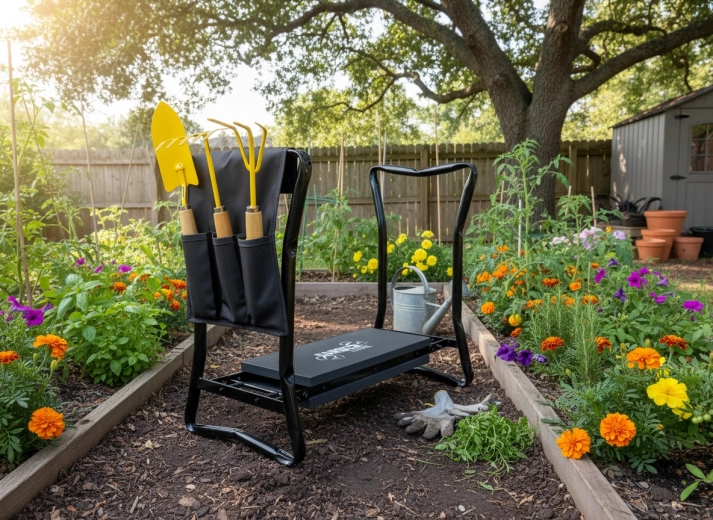 Confort de genouillage et d’assise 3 en 1