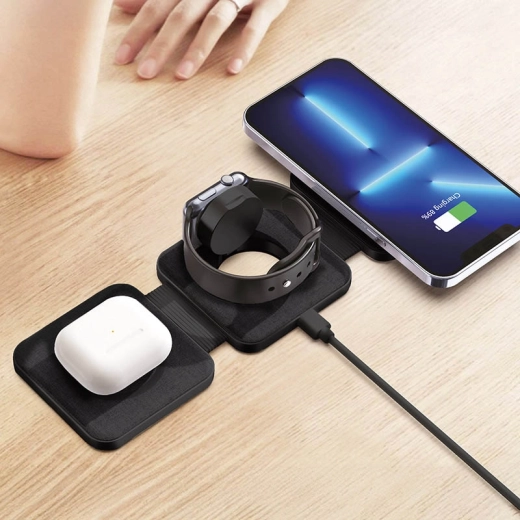 Recharge simultanée jusqu’à trois appareils