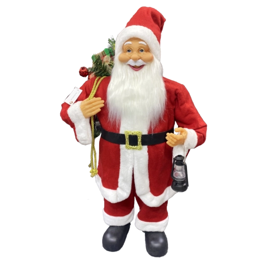 Saint Nicolas rouge debout 90 cm