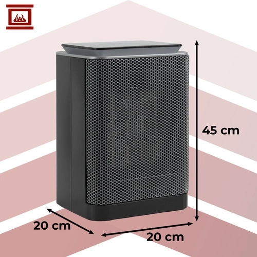 Chauffage électrique en céramique Kaminer Lumni PTC 1500 W