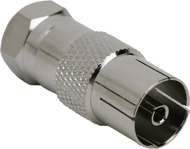 Adaptateur fiche F vers prise coaxiale TV