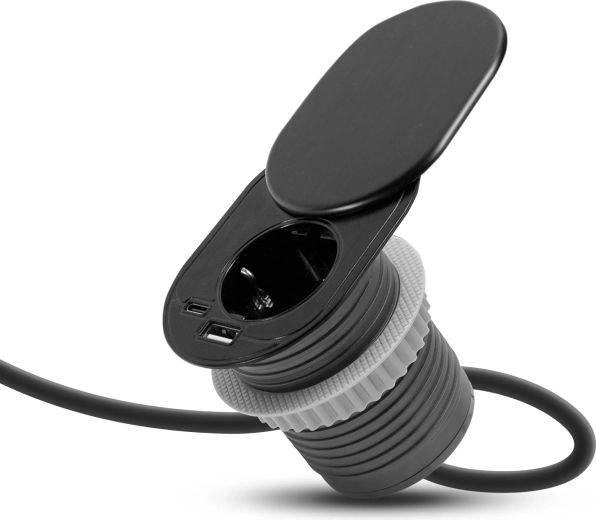 Recharge via USB-A et USB-C