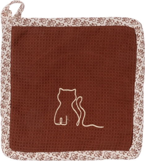 Sous-assiette en coton Micka 20 × 20 cm