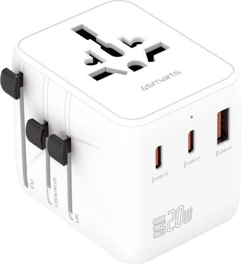 Adaptateur de voyage universel pour 200+ pays