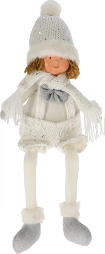 Look élégant blanc‑argent