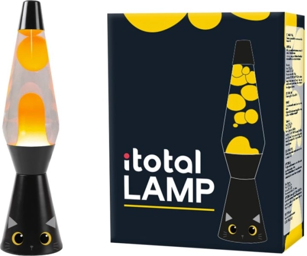 Lampe à lave chat noir