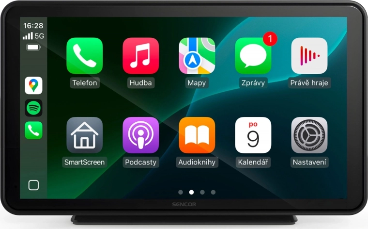 Caméra de recul avec écran 7" et Apple CarPlay/Android Auto sans fil SCT M760