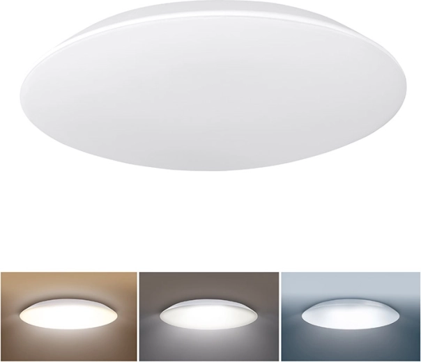 Luminaire LED de plafond et mural Solight Adrano IP54 12 W 1020 lm 3CCT 23 cm