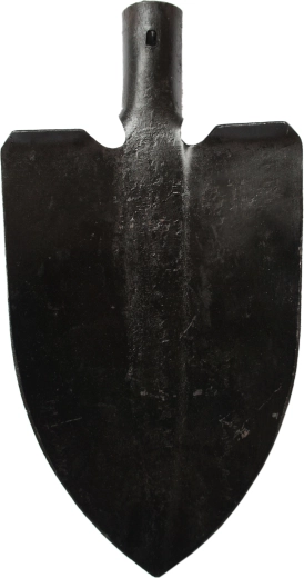 Bêche pointue forgée avec marchepied sans manche
