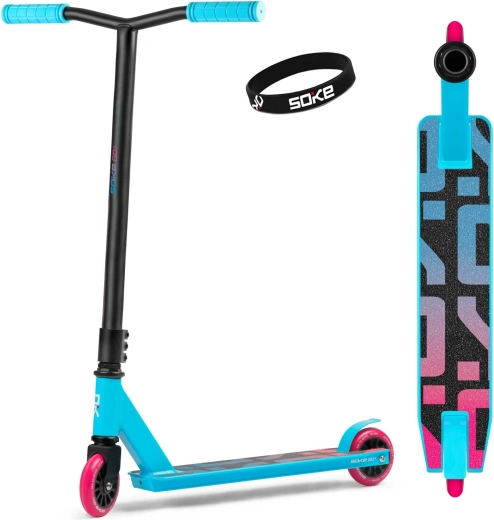 Trottinette freestyle SOKE GO! – Turquoise