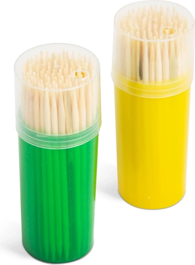 Cure-dents en bambou avec étui