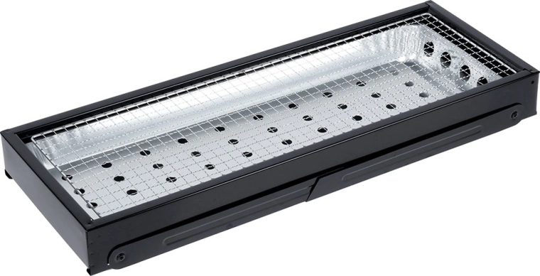 Grille chromée et nettoyage facile