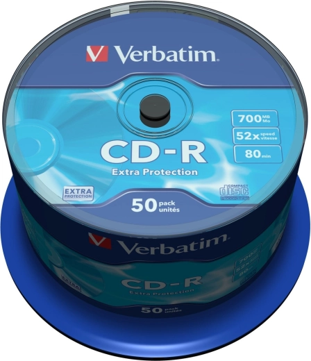 Verbatim CD-R Extra Protection 700 Mo 52x - 50 pièces