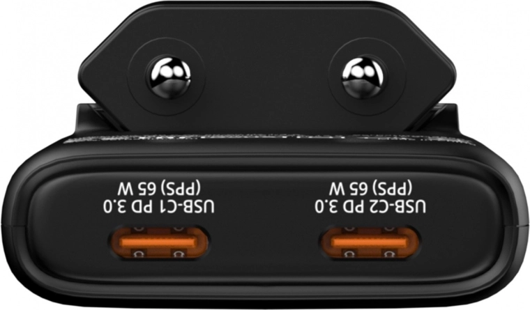 Deux ports USB‑C avec PD 3.0 et PPS