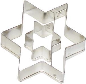Emporte-pièce étoile avec petite étoile