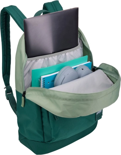 Espace organisé pour ordinateur portable et fournitures scolaires