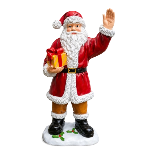 Décoration de Noël figurine Saint Nicolas 158 cm - 1 pièce