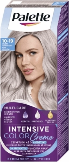 Palette Intensive Color Creme blond froid argenté coloration pour cheveux