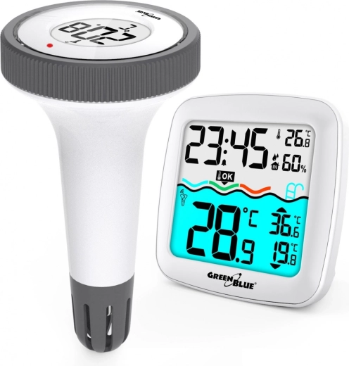 Capteur sans fil flottant pour piscine