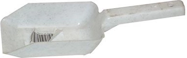 Pelle à farine en plastique 21 cm – assortiment de couleurs