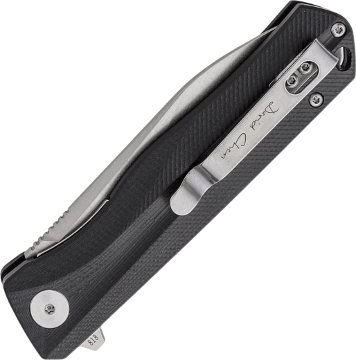 Poignée ergonomique en G10 et clip de poche