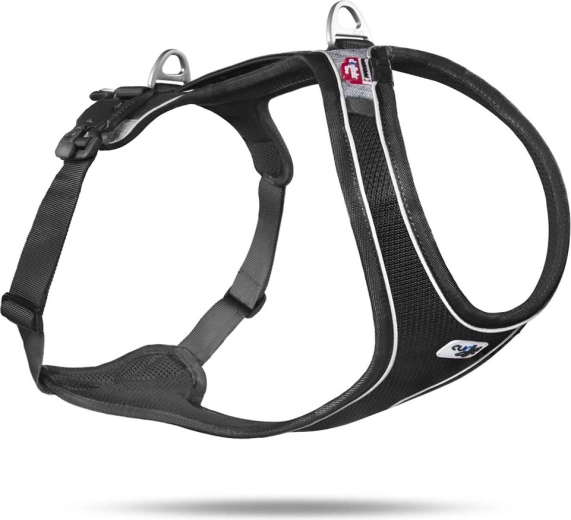 Harnais pour chiens Curli Belka Comfort noir taille L (25–35 kg)