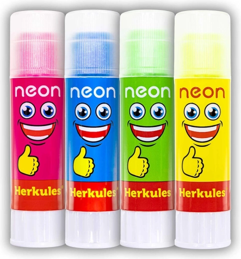 Bâton de colle Herkules Neon 15 g avec paillettes
