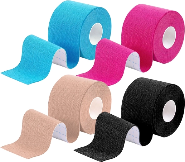 Ensemble de 4 bandes de kinésiologie 5 m × 5 cm