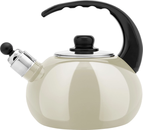 Bouilloire émaillée pour cuisinière 2,5 l crème