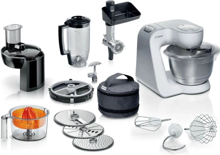 Robot de cuisine bosch série 4 mum5 1000 w blanc/argent