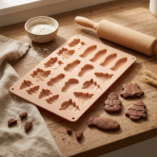 Démoulage facile grâce au silicone flexible