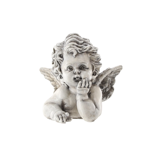 Figurine commémorative d’ange pour tombe, aspect pierre 9 × 6 × 8 cm - 1 pièce
