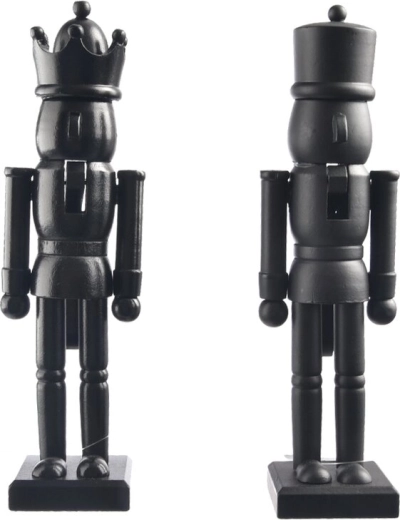 Casse-noisette en bois noir 25 cm