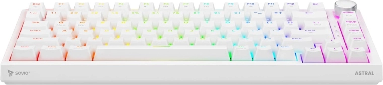 Rétroéclairage RGB et molette multimédia