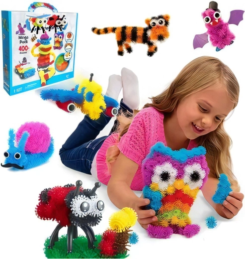 Coffret de construction créatif à picots avec accessoires – plus de 900 pièces
